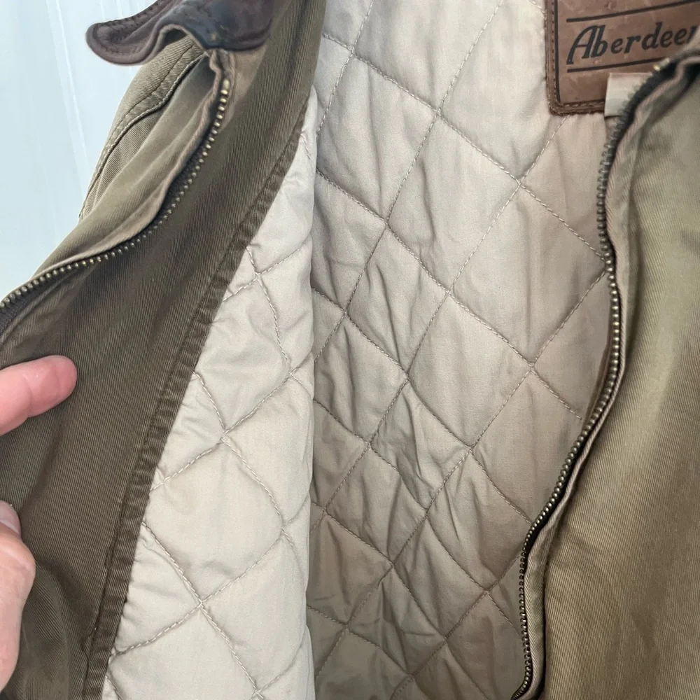 Vintage‎ Aberdeen Canvas Work Jacket Khaki Men’s M (26x25.5)